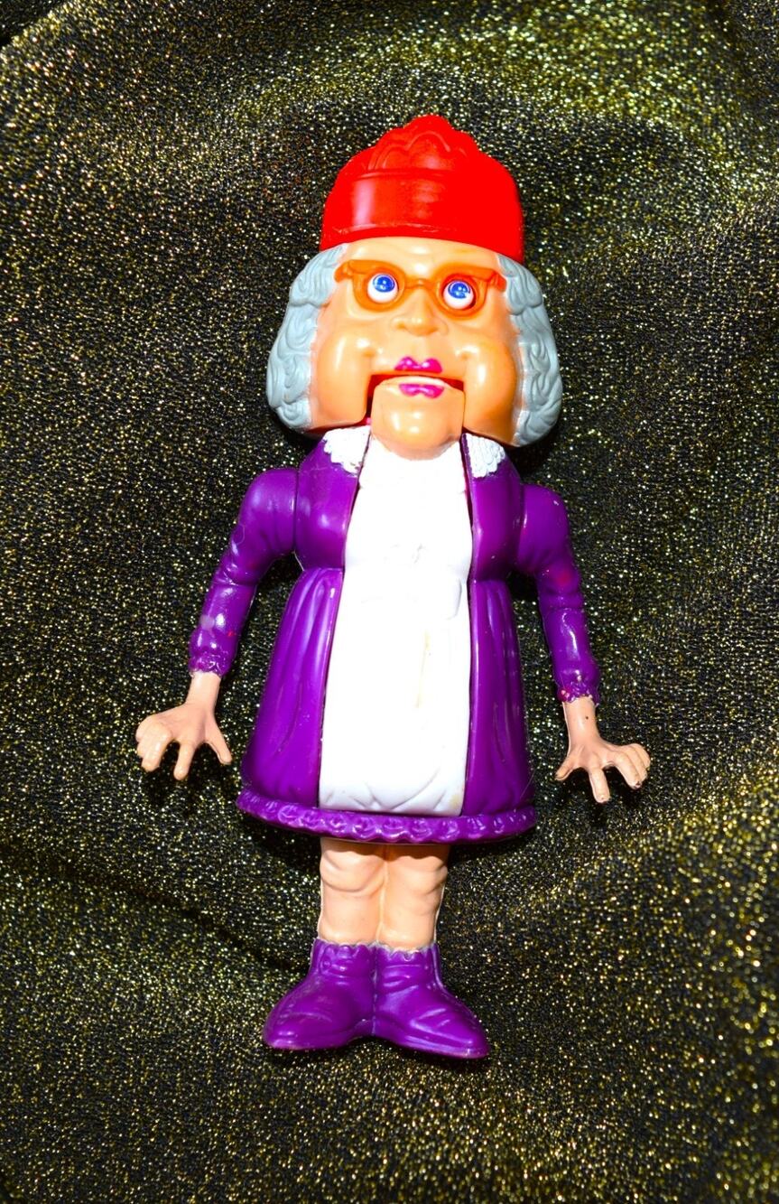 1988 Granny Gross Ghost action figure from The Real Ghostbusters Haunted Humans